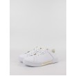 Women Sneaker Tommy Hilfiger Court Sneaker Golden Th FW0FW07116-YBS White