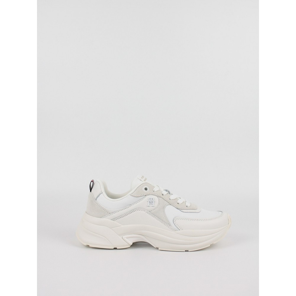 Women Sneaker Tommy Hilfiger Elevated Chunky Runner FW0FW06946-YBS White
