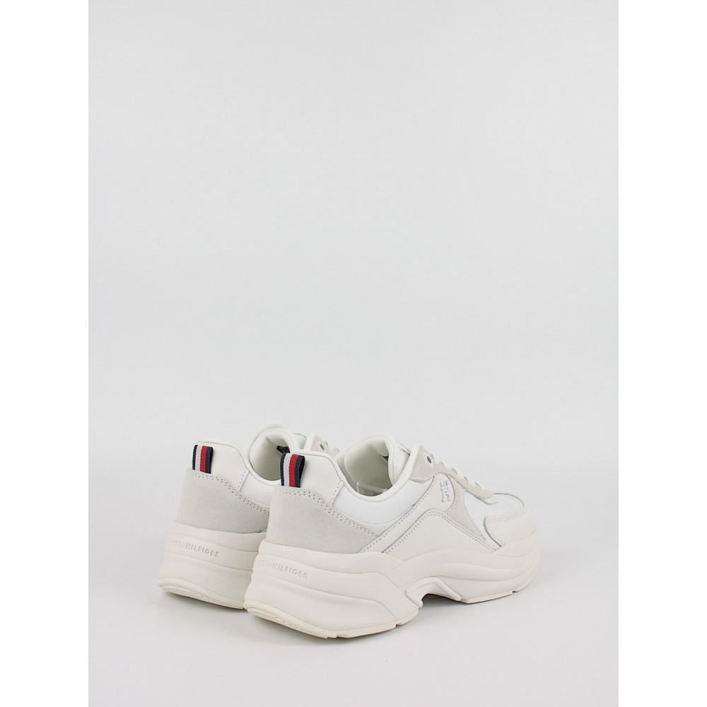 Women Sneaker Tommy Hilfiger Elevated Chunky Runner FW0FW06946-YBS White