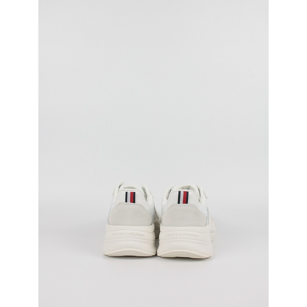 Women Sneaker Tommy Hilfiger Elevated Chunky Runner FW0FW06946-YBS White