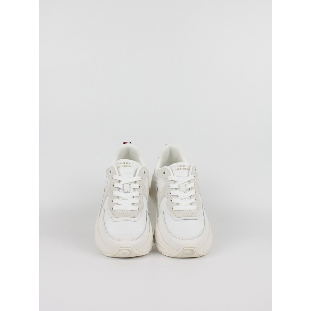 Γυναικεία Sneaker Tommy Hilfiger Elevated Chunky Runner FW0FW06946-YBS Ασπρο Γυναικεία Sneaker Tommy Hilfiger Elevated Chunky Runner FW0FW06946-YBS Ασπρο