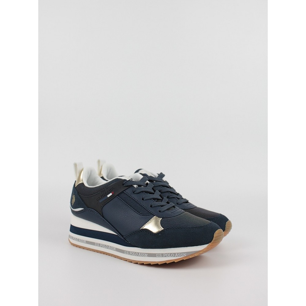 Γυναικείο Sneaker Us Polo Assn SILVY008-BLU-GOL01 Μπλε