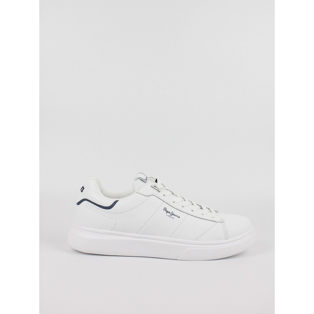 Men Sneaker Pepe Jeans London Eaton Part PMS30896-800 White