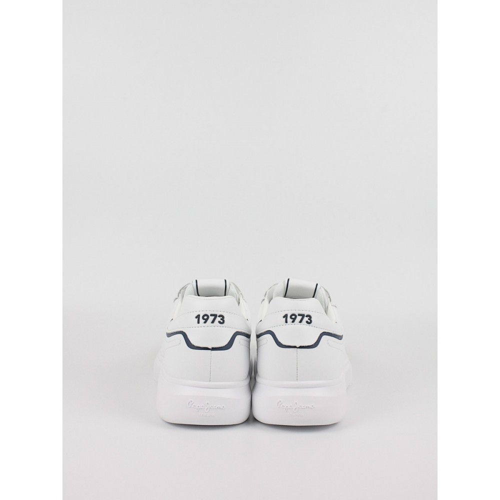 Men Sneaker Pepe Jeans London Eaton Part PMS30896-800 White