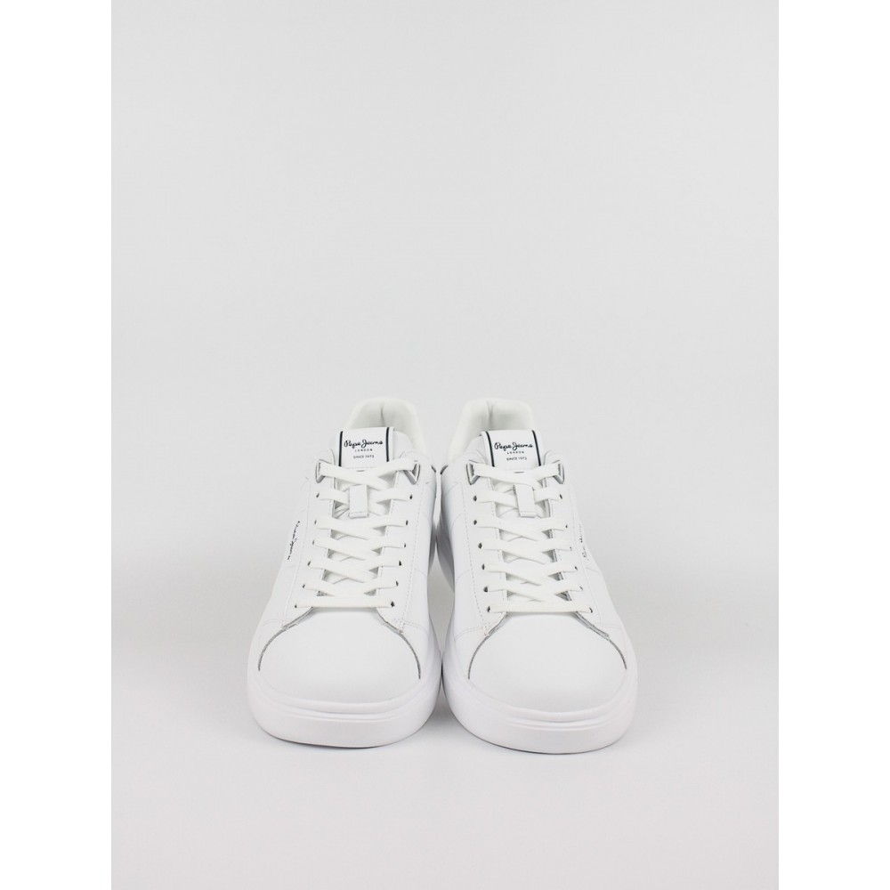 Men Sneaker Pepe Jeans London Eaton Part PMS30896-800 White