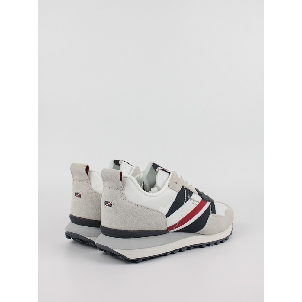 Men Sneaker Pepe Jeans London Foster Man Print PMS30944-800 White