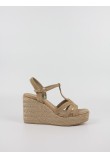 Women's Wedge Komis-Komis A406 Camel