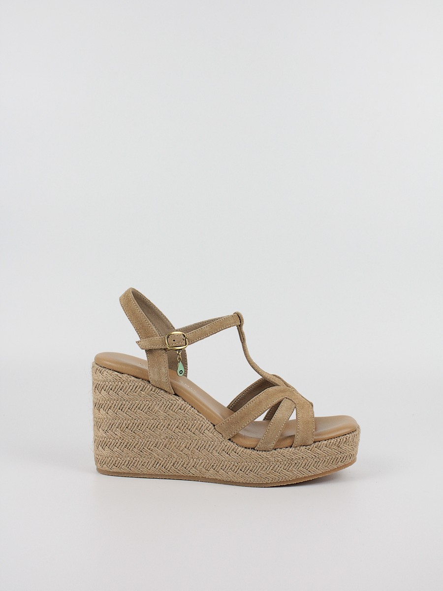 Women's Wedge Komis-Komis A406 Camel