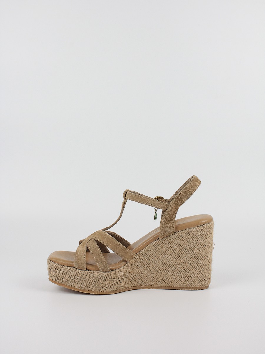 Women's Wedge Komis-Komis A406 Camel