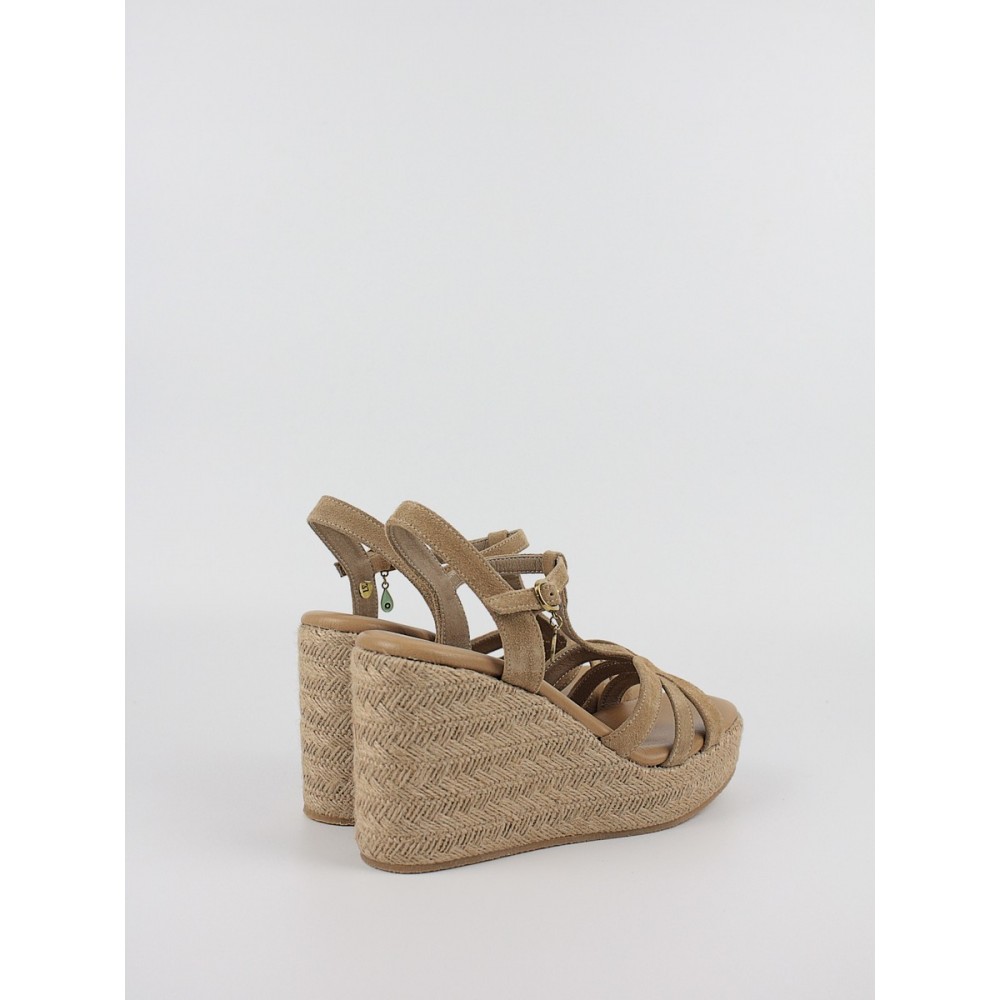 Women's Wedge Komis-Komis A406 Camel