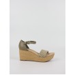 Women Platform Clarks Rose Easy 26171323 Olive