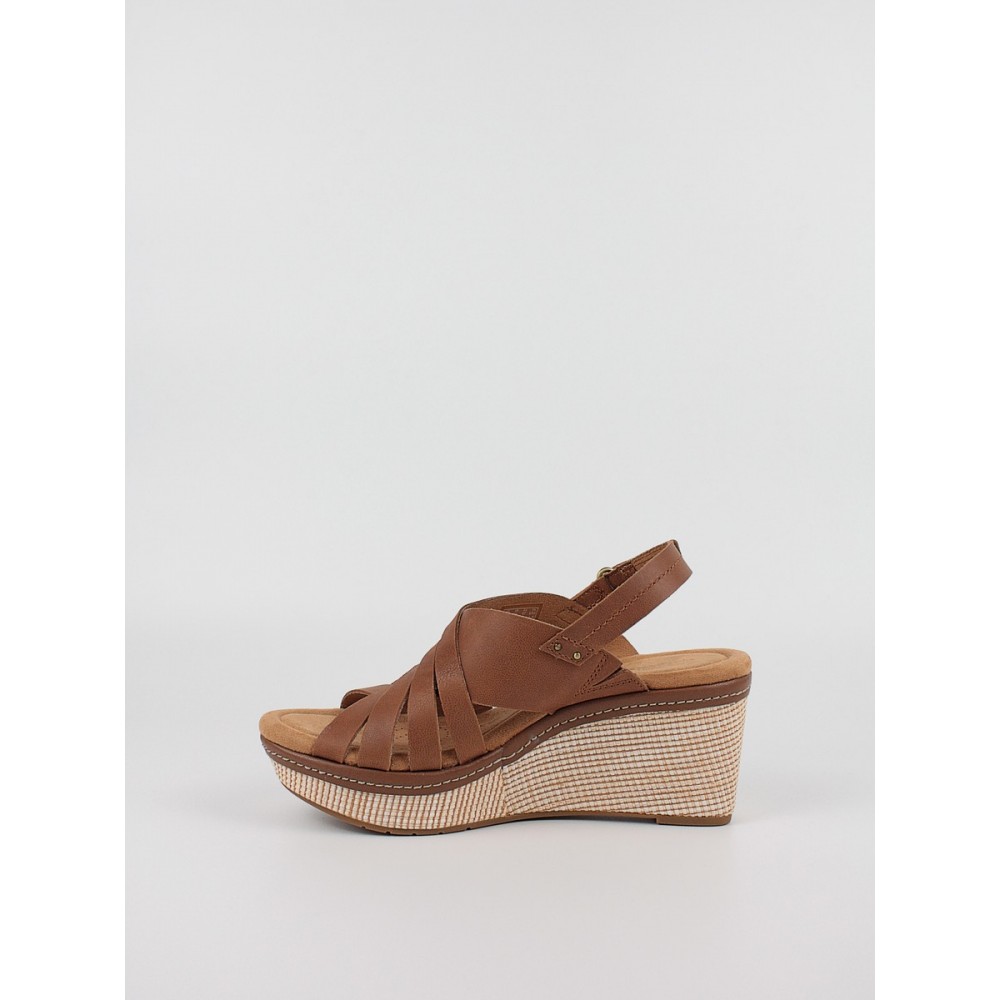 Women Platform Clarks Elleri Grace 26171533 Brown