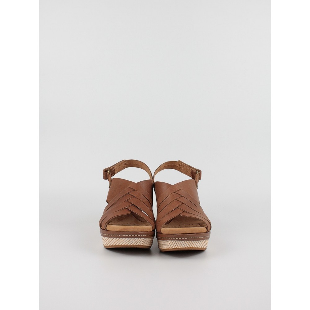 Women Platform Clarks Elleri Grace 26171533 Brown