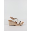 Women Platform Clarks Elleri Grace 26171534 White