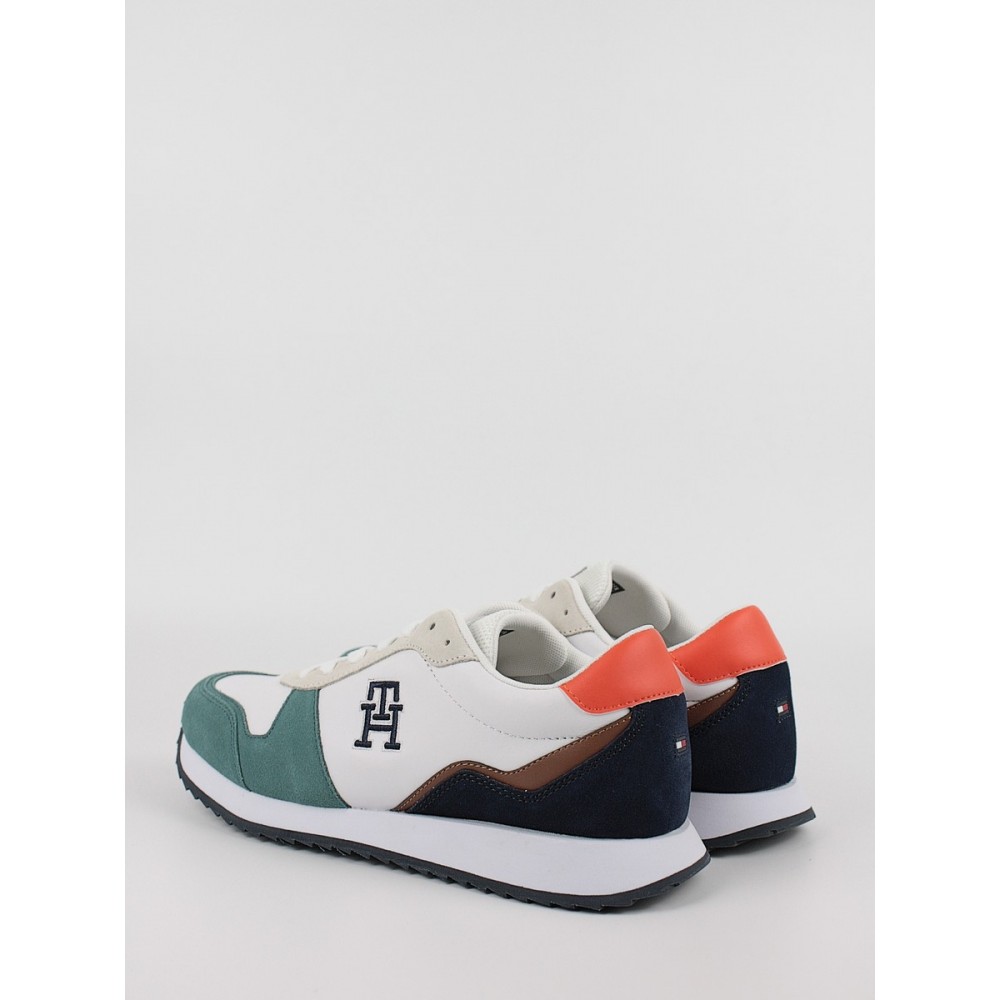 Ανδρικά Sneaker Tommy Hilfiger Runner Evo Leather FM0FM04479-YBS Ασπρο