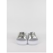 Women's Pool Slide Calvin KLein Slide Silver Monogram YW0YW00638-02W Silver