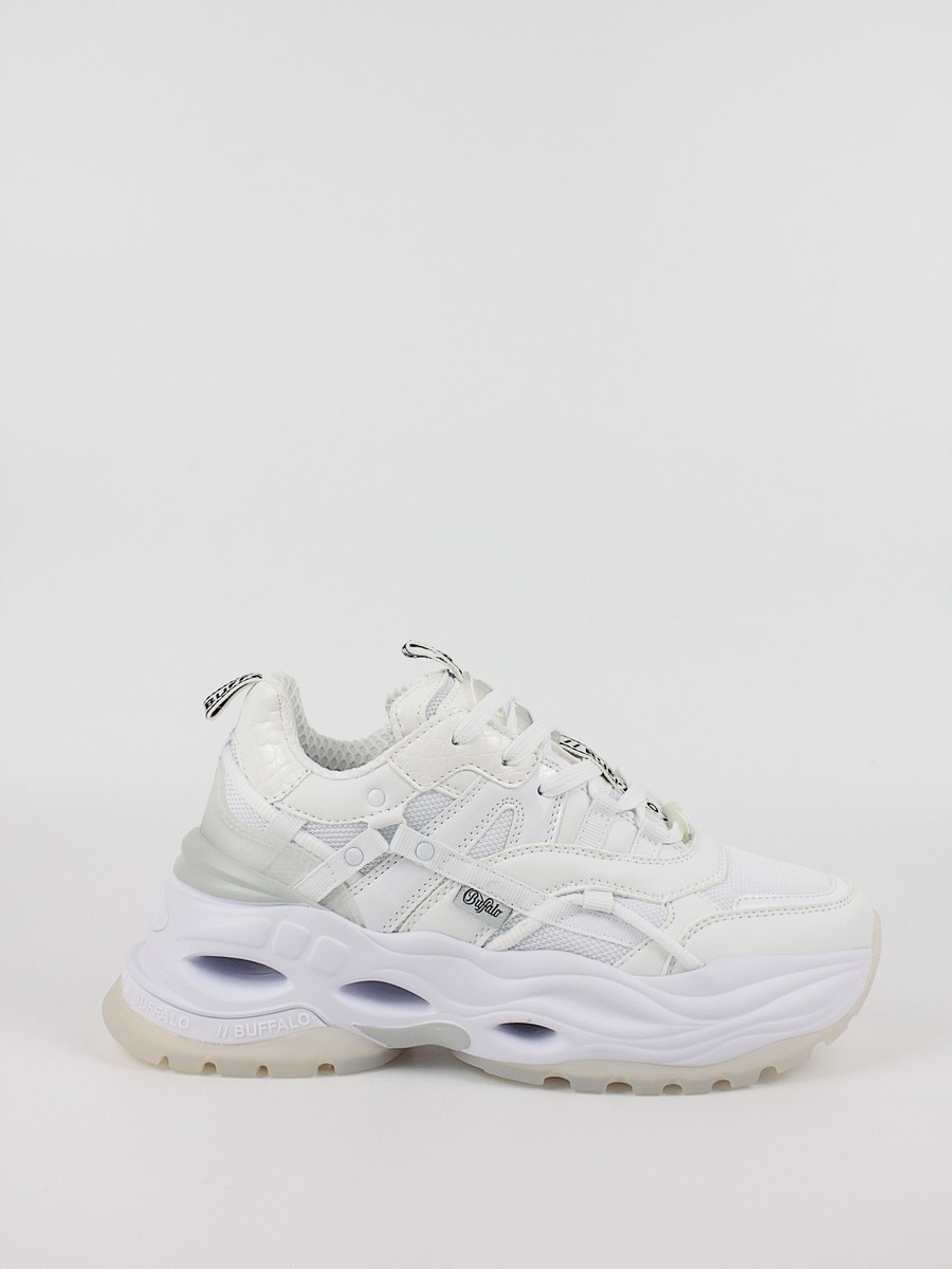 Γυναικείο Sneaker Buffalo Triplet Hollow BUF1630350 Ασπρο