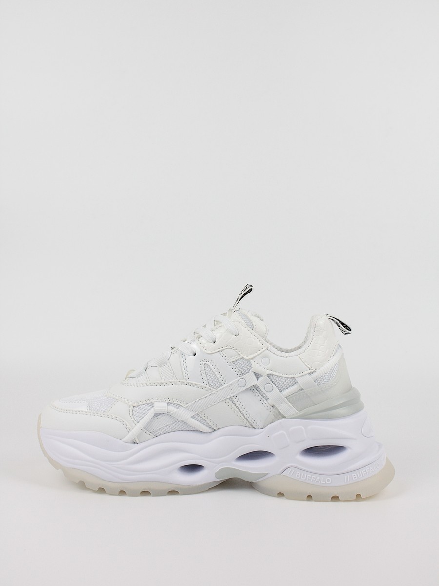 Γυναικείο Sneaker Buffalo Triplet Hollow BUF1630350 Ασπρο
