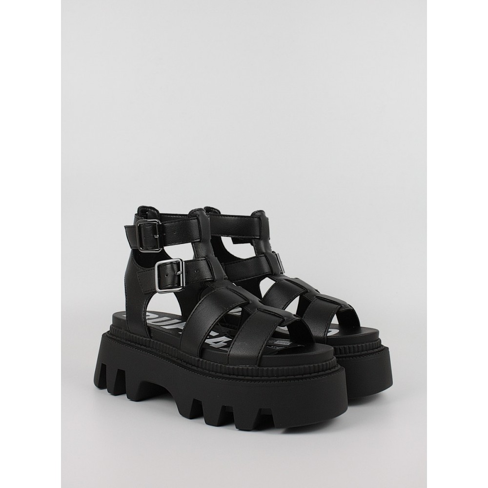 Women's Sandal Buffalo Flora Fisher BUF1602129 Black