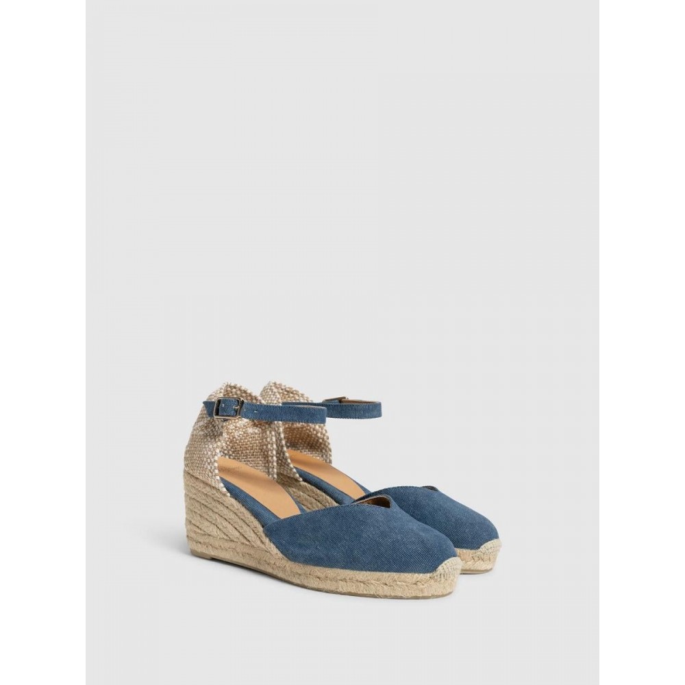 Women Espandrille Castanier 021661-302 Chiarita/6/002 Blue