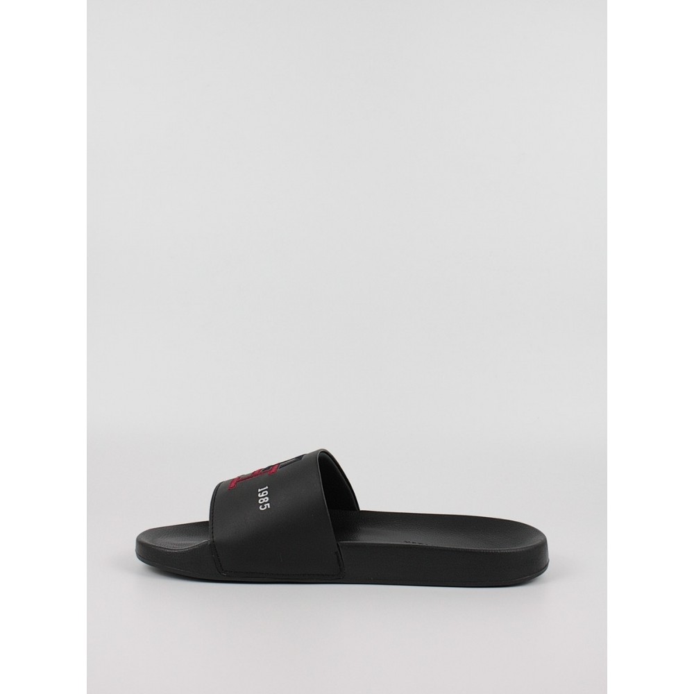 Ανδρική Σαγιονάρα Tommy Hilfiger Th Embroidery Poo,Slide FM0FM04465-BDS Μαύρο Ανδρική Σαγιονάρα Tommy Hilfiger Th Embroidery Poo,Slide FM0FM04465-BDS Μαύρο