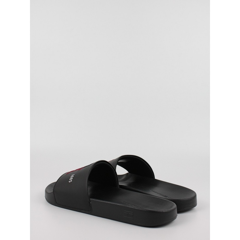 Ανδρική Σαγιονάρα Tommy Hilfiger Th Embroidery Poo,Slide FM0FM04465-BDS Μαύρο Ανδρική Σαγιονάρα Tommy Hilfiger Th Embroidery Poo,Slide FM0FM04465-BDS Μαύρο