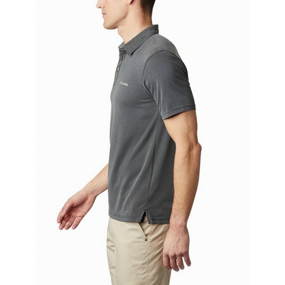 Men's T-Shirt Polo Columbia Nelson Point Polo ΕΟ0035-011 Grey