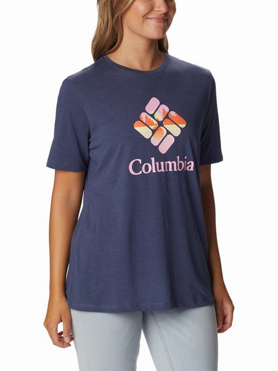 Columbia Bluebird Day™ Relaxed Crew Neck Women's Blouse 1934002-471 Purple