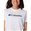 Γυναικεία Μπλούζα Columbia North Cascades Cropped Tee 1930051-101 Ασπρη