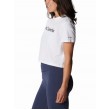 Women's Columbia North Cascades Cropped Tee 1930051-101 White