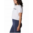 Γυναικεία Μπλούζα Columbia North Cascades Cropped Tee 1930051-101 Ασπρη