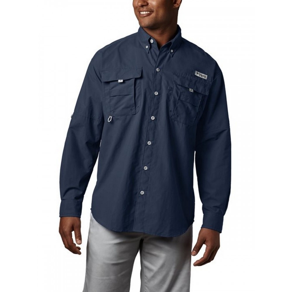 Ανδρικό Πουκάμισο Columbia Bahama™ II L/S Shirt 1011621-464 Μπλε Ανδρικό Πουκάμισο Columbia Bahama™ II L/S Shirt 1011621-464 Μπλε