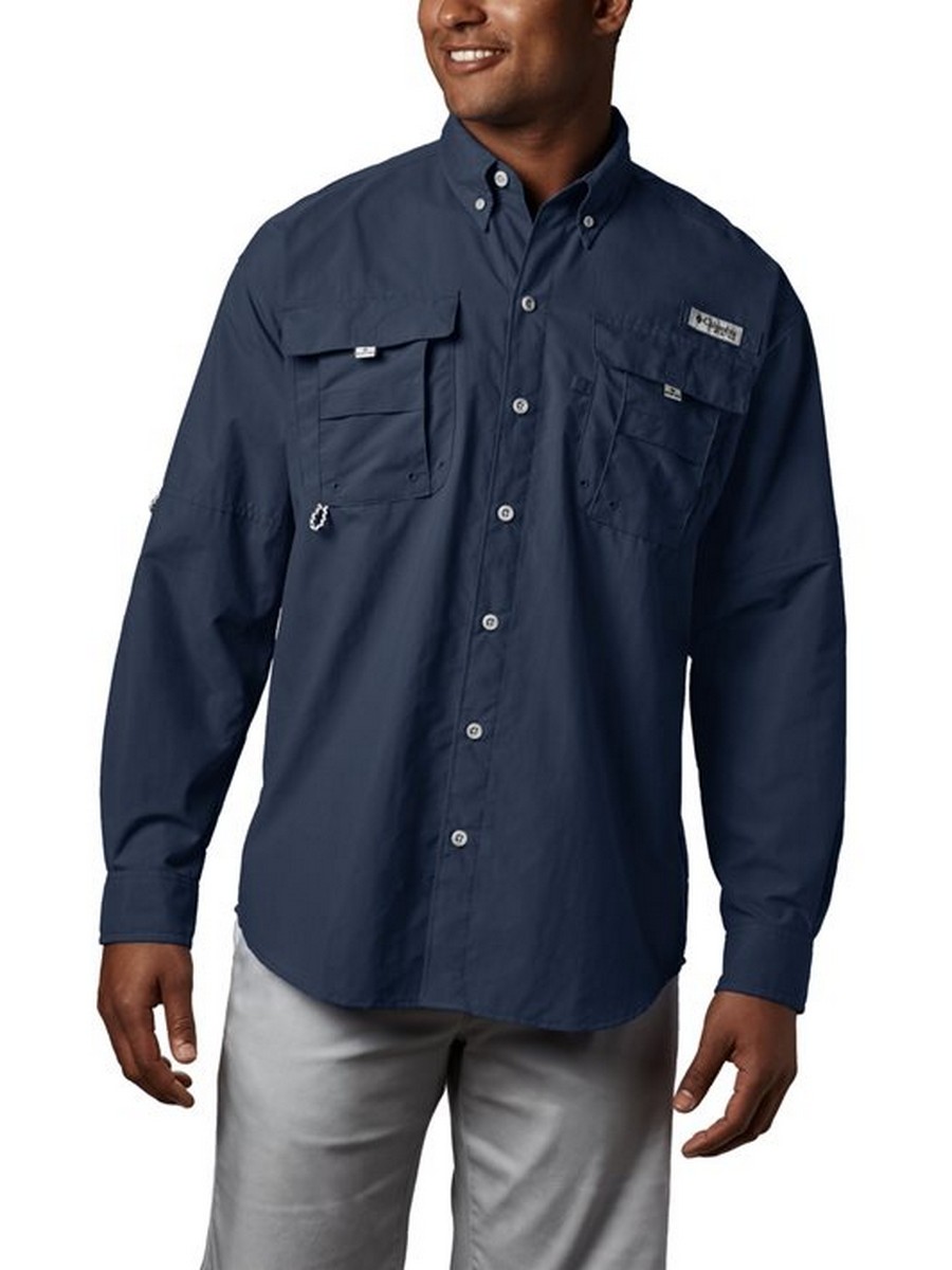 Columbia Bahama™ II L/S Shirt Men's Shirt 1011621-464 Blue