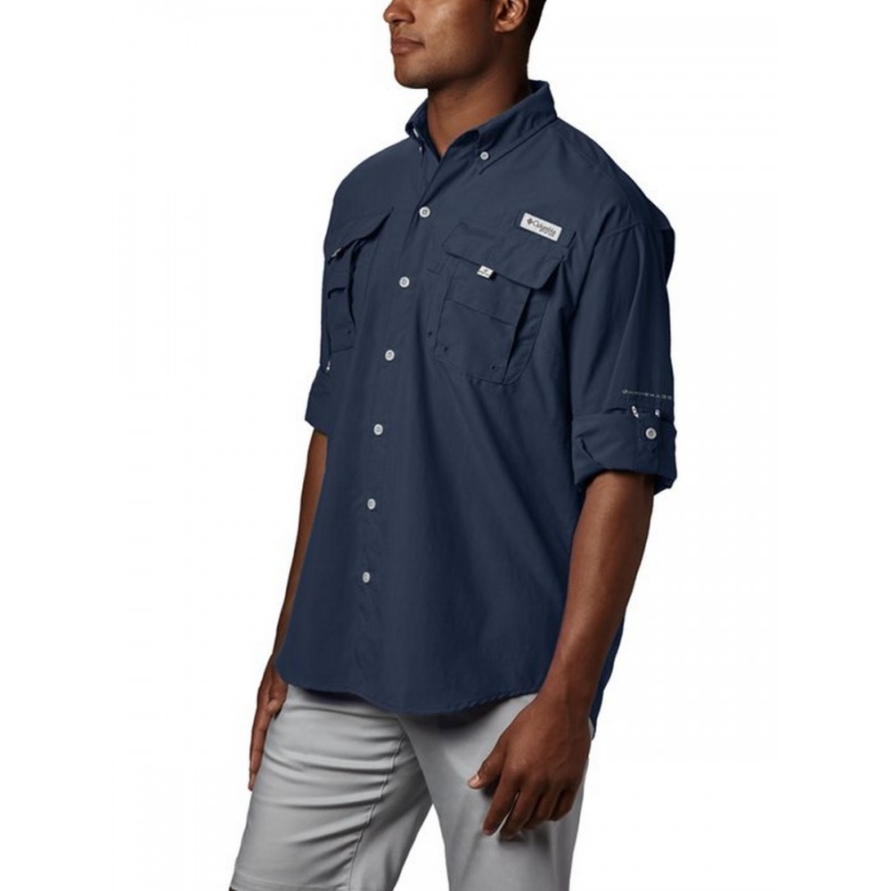 Ανδρικό Πουκάμισο Columbia Bahama™ II L/S Shirt 1011621-464 Μπλε Ανδρικό Πουκάμισο Columbia Bahama™ II L/S Shirt 1011621-464 Μπλε