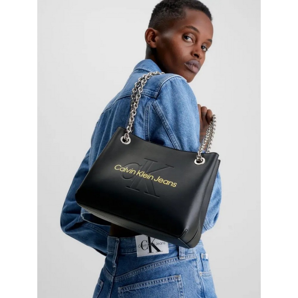 Γυναικεία Τσάντα Calvin Klein Shoulder Bag K60K607831-0GN Μαύρη