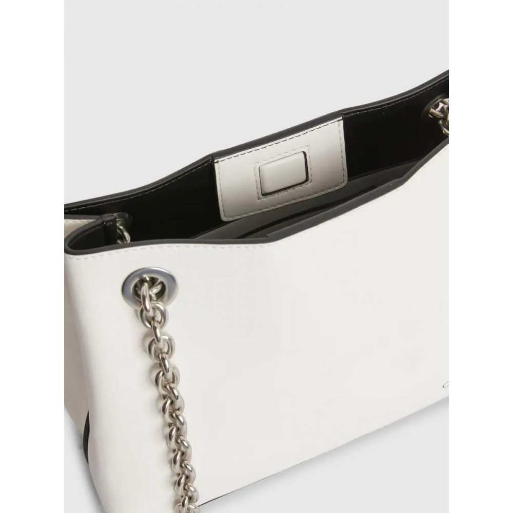 Women\'s Bag Calvin Klein Sculpted Shoulder Bag K60K610565-YBH White