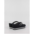 Γυναικεία Σαγιονάρα Tommy Hilfiger Tommy Webbing H Wedge Sandal FW0FW07149-0GY Μπλέ