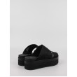 Γυναικεία Σανδάλια Calvin KLein Flatform Sandal Webbing YW0YW00966-BDS Μαύρο