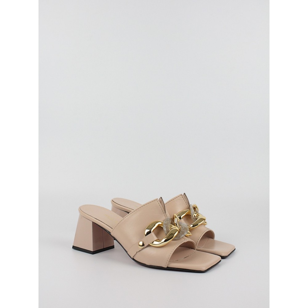 Women's Mule Wall Street 156-23177-99 Biege