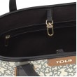 Women Bag Tous Capazo S. K Mini 2000898346 Biege-Negro