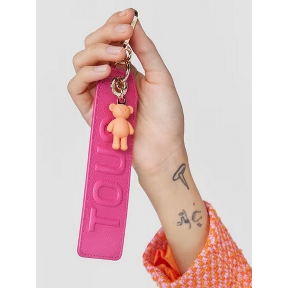 Women's Keychain Tous Llaverno Metal Logo 2001861451 Fuchsia