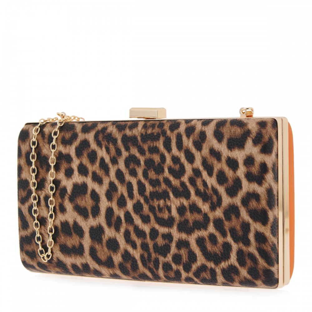 Women Clutch EXE Q67002029711 Leopar-Orange