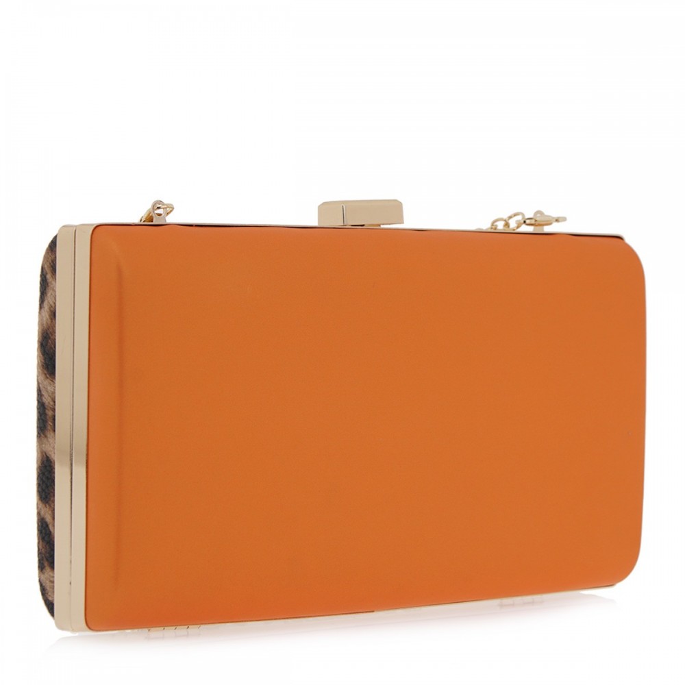 Women Clutch EXE Q67002029711 Leopar-Orange