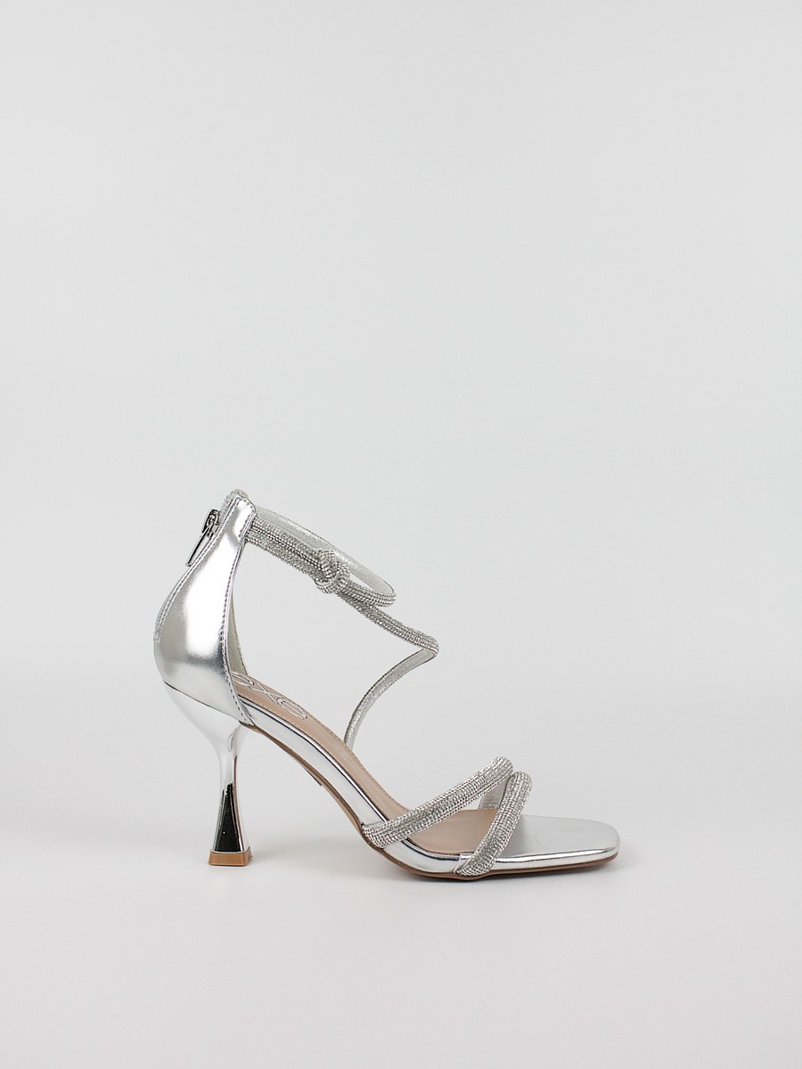 Women's Sandal Exe Q47004604Ε94 Silver