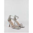 Women's Sandal Exe Q47004604Ε94 Silver