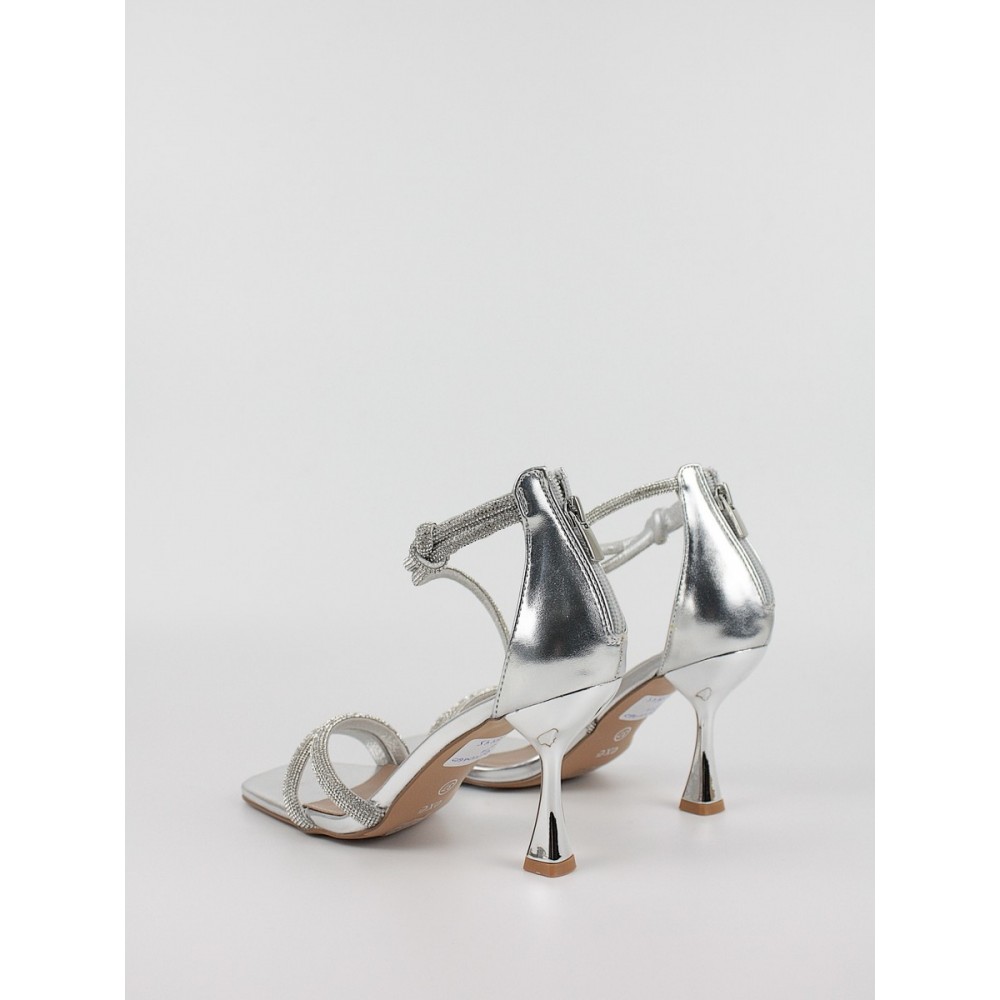 Women's Sandal Exe Q47004604Ε94 Silver