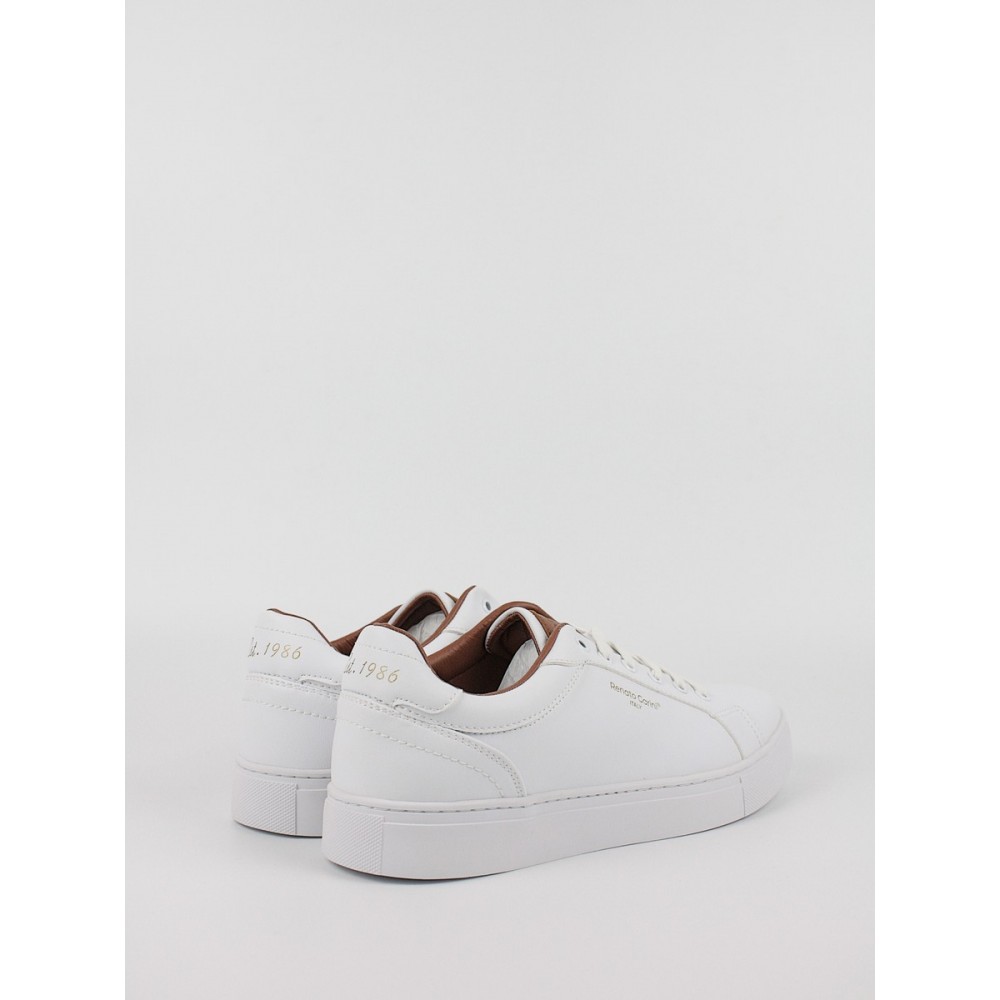 Ανδρικό Sneaker Renato Garini Q5700909163F Ασπρο Ανδρικό Sneaker Renato Garini Q5700909163F Ασπρο
