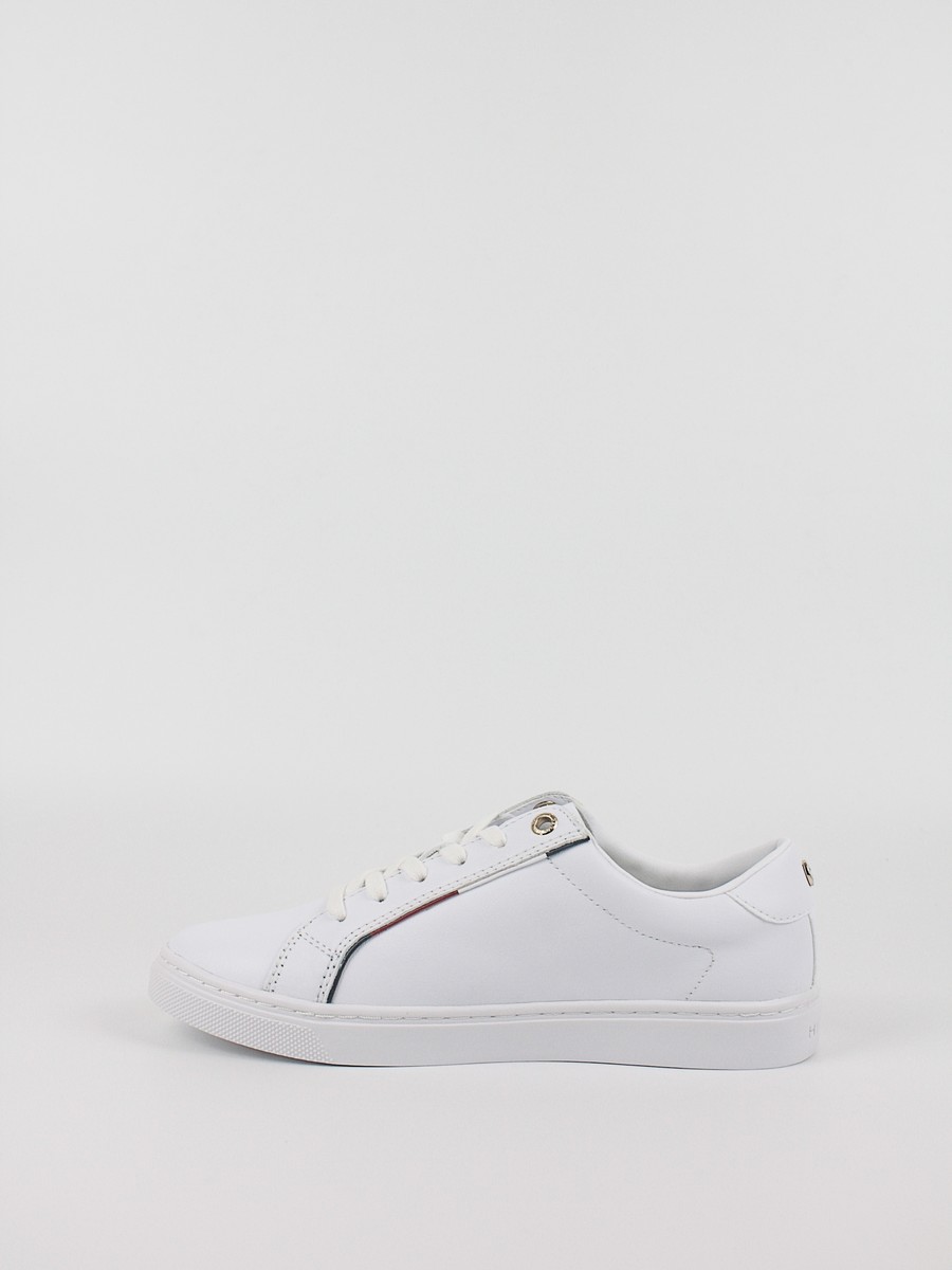 Γυναικεία Sneaker Tommy Hilfiger Signature Sneaker FW0FW06322-YBS Ασπρο
