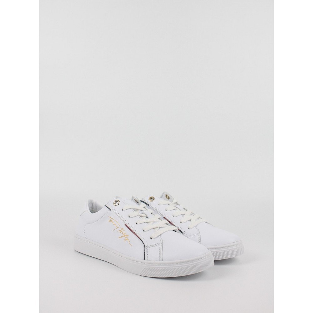 Women Sneaker Tommy Hilfiger Signature Sneaker FW0FW06322-YBS White