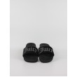Women Slider Juicy Couture JCFSYL222003-101 Dani Velour & Diamante Strap Slider Black